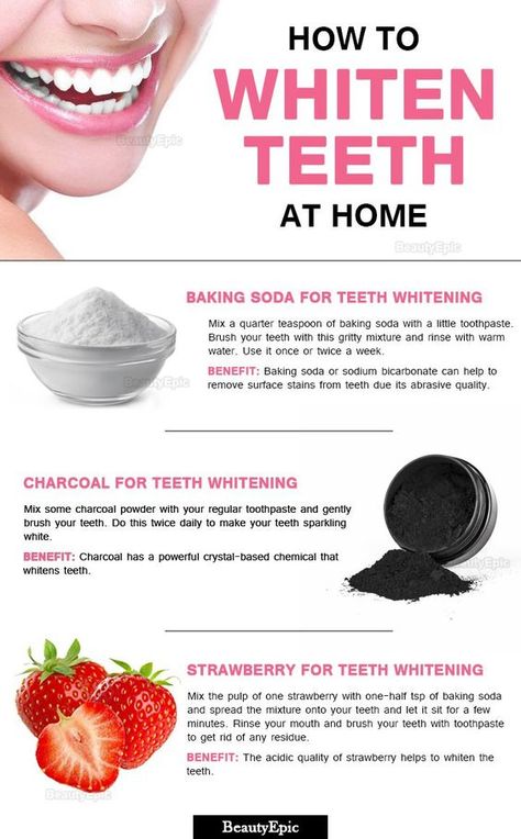 Whiten Teeth With Baking Soda, White Teeth Tips, Whiten Teeth Naturally, Whiten Teeth At Home, Whiten Teeth Fast, Baking Soda Shampoo Recipe, Teeth Whitening At Home, Teeth Tips, Teeth Whitening Homemade