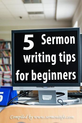 How To Write A Sermon Outline For Beginners 101: Writing a sermon is never easy but it does get easier if you consider the following five tips. Sermon Preparation, Bible Preaching, Sermon Outlines, Christian Writing, Abc Bible Verses, Sermon Ideas, Free Sermons, Bible Tools, Bible Guide