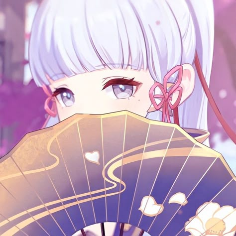 Ayaka Pfp Genshin Impact, Purple Genshin Character, Kamisato Ayaka Aesthetic, Ayaka Phone Theme, Genshin Impact Characters Icon, Ayaka Icons Genshin, Kamisato Ayaka Pfp, Ayaka Kamisato Icon, Genshin Purple