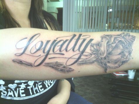 Loyalty Tattoo With Roses, Tattoo With Roses, Loyalty Tattoo, Rose Tattoos, Rose Tattoo, Tattoo Quotes, I Hope, Roses, Tattoos