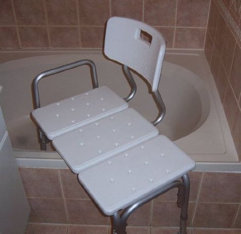 Amazon.com: MedMobile® BATHTUB TRANSFER BENCH / BATH CHAIR WITH BACK, WIDE SEAT, ADJUSTABLE SEAT HEIGHT, SURE-GRIPED LEGS, LIGHTWEIGHT, DURABLE, RUST-RESISTANT SHOWER BENCH: Health & Personal Care Diy Shower Chair, Addi Projects, Shower Chairs For Elderly, Shower Chairs, Bathtub Seat, Accessible Bathroom Design, Bath Chair, Transfer Bench, Conference Room Chairs