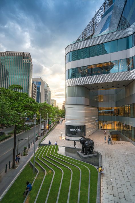 Shopping mall in Thailand | Page 9 | SkyscraperCity Mall Landscape Design, Shopping Mall Landscape, Mall Landscape, Mall Facade, Hotel Landscape, Shopping Mall Design, Shopping Mall Architecture, Public Space Design, Mall Design