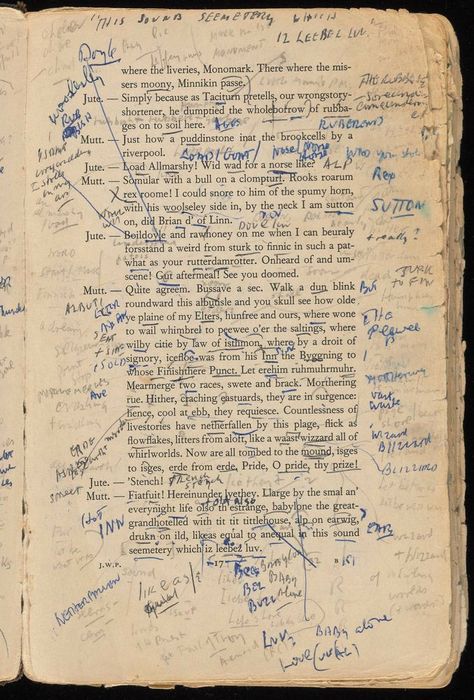 Finnegans Wake, Chaotic Academia, University Library, James Joyce, Book Annotation, Yale University, Book Study, Studying Inspo, Academia Aesthetic