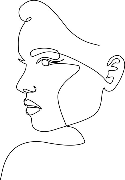 Lineart Portrait, Drawing Generator, Line Drawing Face, Picasso Prints, Fine Line Art, Face Line Drawing, Drawing Face, Single Line Drawing, Abstract Face Art