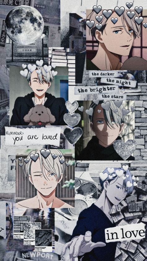 Victor Nikiforov Wallpaper, Victor Wallpaper, Viktor Nikiforov, Victor Nikiforov, Romance Stories, Anime Backgrounds Wallpapers, Phone Wallpaper Images, Yuri On Ice, Anime Background