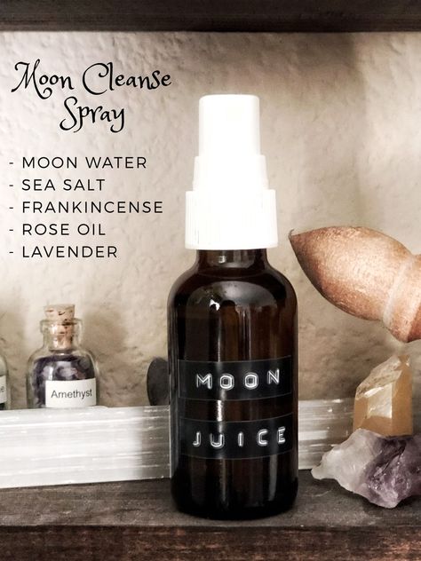 Magick Oil, Moon Juice, Jar Spells, Cleansing Spray, Moon Water, New Moon Rituals, Grimoire Book, Essential Oil Blends Recipes, Wiccan Spell Book