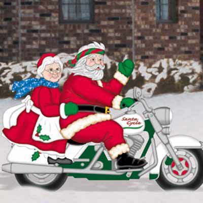 11 Wooden Christmas Yard Decorations and Where to Buy Them - This Old House Christmas Yard Cutouts, Outdoor Wooden Christmas Decorations, Wooden Christmas Yard Decorations, Christmas Yard Displays, Christmas Motorcycle, Reindeer Photo, Christmas Lawn Decorations, Holiday Yard Decor, Winfield Collection