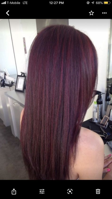 Pelo Color Vino, Magenta Hair Colors, Burgandy Hair, Hair Color Mahogany, Mahogany Hair, Hair Color Plum, Magenta Hair, Dark Purple Hair, Wine Hair