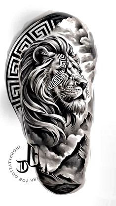 Shoulder Lion Tattoo For Men, Lion Back Tattoo Design, Greek Lion Tattoo, Leones Tattoo, Leon Tattoo, Lion Arm Tattoo, Lion Shoulder Tattoo, Lion Art Tattoo, Tattoo Lion