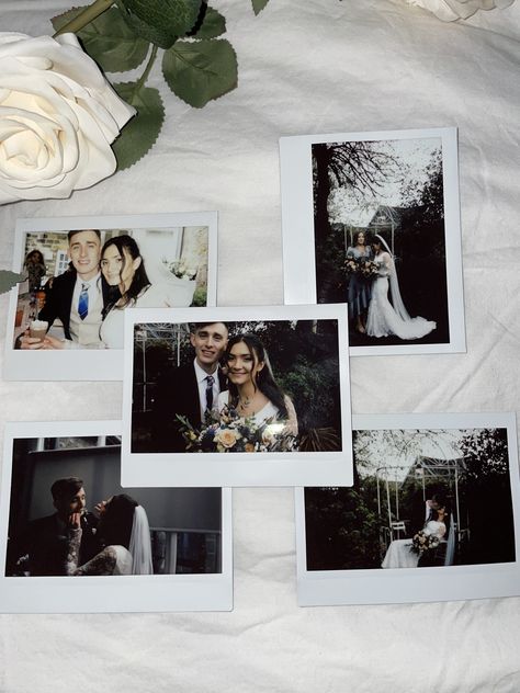 Collage of wedding polariods Wedding Polaroids, Polaroid Wedding, Wedding Pic, Wedding Aesthetic, Pic Ideas, Wedding Photo, Wedding Inspo, Wedding Photos, Weddings