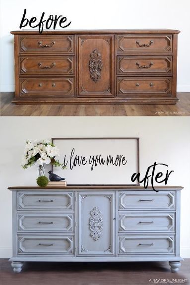 Sometimes furniture just needs a little face lift. And sometimes you need that dresser or nightstand to be just a little taller. We've got you covered!  In the past we have added legs to so many different things. But it never has been easy. Until we came Furniture Images, Diy Furniture Makeover Ideas, Furnitur Ruang Keluarga, Bedroom Furniture Makeover, Refinished Furniture, Diy Furniture Renovation, Furniture Renovation, Farmhouse Furniture, Refurbished Furniture