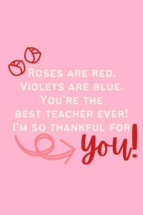 Valentines Appreciation Quotes, Teacher Day Funny Quotes, Teacher Day Small Quotes, Valentine's Message For Teachers, Happy Teachers Day Aesthetic Quotes, Cute Teacher Quotes From Students, Cool Teacher Quotes, Love Quotes For Teachers, Friendship Quotes For Teachers