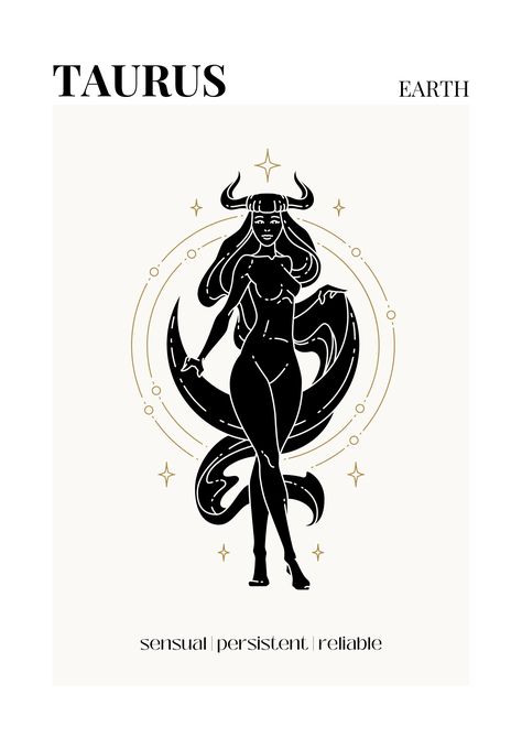 Taurus Sun Sign, Taurus Vibes, Taurus Aesthetic, Taurus Element, Taurus Art, Mexican Art Tattoos, Bull Tattoos, Taurus Women, Zodiac Taurus