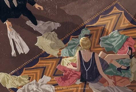 Gatsby Aesthetic, 20s Aesthetic, Great Gatsby Art, Flapper Art, Gatsby Art, Movie Poster Art, The Great Gatsby, Great Gatsby, Classic Literature