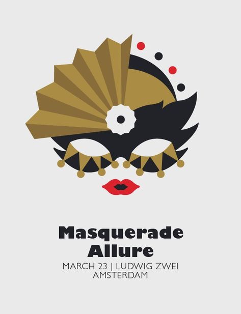 Masquerade Graphic Design, Masquerade Ball Poster, Masquerade Illustration, Masquerade Poster, Masquerade Mask Aesthetic, Graduation Graphic, Farewell Decorations, Wedding Table Centerpieces Diy, Halloween Invite