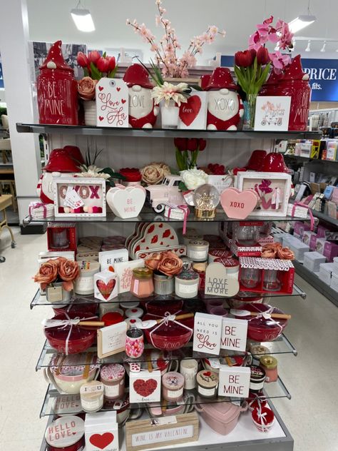 Tj Maxx Decor, Valentine Display, Gift Shop Displays, Honeymoon Avenue, Valentine's Ideas, Shop Displays, Valentines Decor, Home Goods Store, Valentine Decor