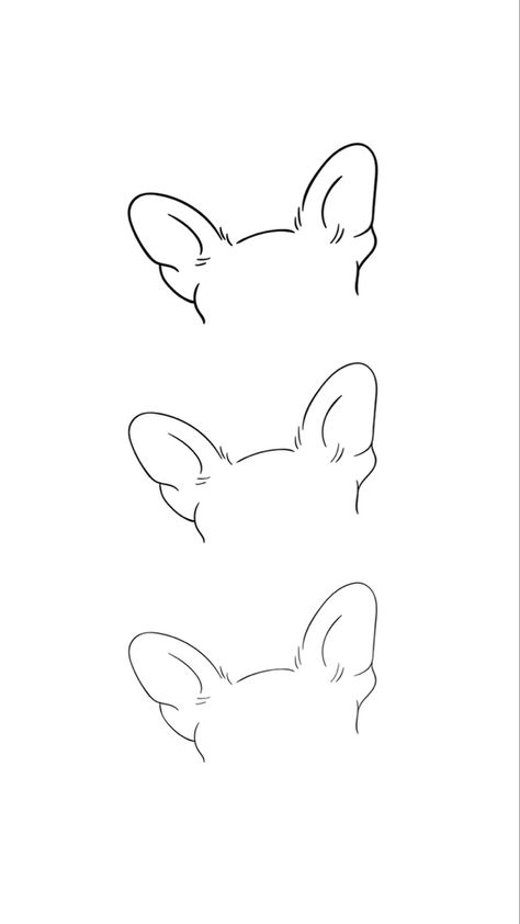 Simple Frenchie Tattoo, French Bulldog Ears Outline Tattoo, Frenchie Ears Outline Tattoo, French Bulldog Ear Tattoo, Frenchie Silhouette Tattoo, Frenchie Outline Tattoo, Frenchie Ears Tattoo, Dog Silloettes Tattoo, French Bulldog Ears Tattoo