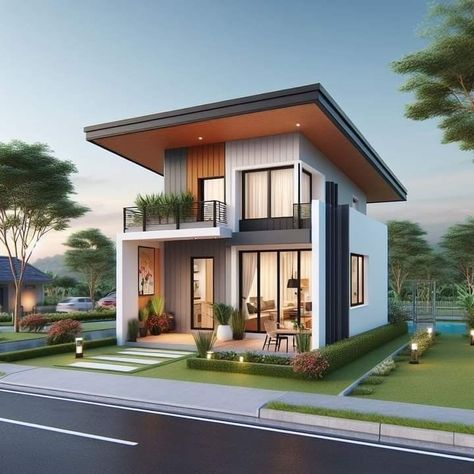 100sqm House Design, Small House Architecture, House Structure Design, Small House Blueprints, Little House Plans, Modern Small House Design, House Design Ideas, Small House Interior Design, Building House Plans Designs