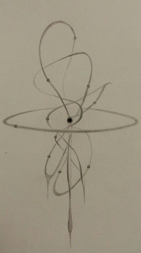 Atom Drawing Art, Atoms Tattoo Design, Abstract Science Art, Physics Drawing Ideas, Atoms Tattoo, Atom Tattoo Design, Atom Aesthetic, Atoms Aesthetic, Small Science Tattoos