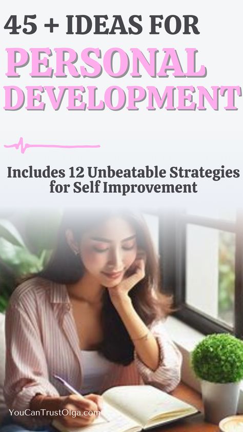 45+ Personal Development Goal Ideas - Find the right motivation for self-development and personal improvement. Self-growth tips for women on how to better yourself are all here! If you want to work on yourself, improve your personal relationships, and achieve your goal look no further. self help | habits | fitness goals | self improvement plan | self growth plan | personal development goals Plan Goals Ideas, Self Improvement Tips Motivation, Self Evaluation Personal, Personal Development Goals Ideas, Self Improvement Plan, Self Growth Plan, Self Improvement Tips Personal Development, Self Improvement Personal Development Questions, Personality Development Tips For Women