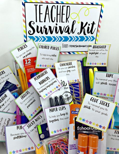 You searched for back to school survival - Teresa Kwant #thriftyfrugalmom #teachergift #teacherappreciation #cheapgifts #teacher #create #students #gifts. Go for more info 👉https://whispers-in-the-wind.com/top-10-graduation-gift-ideas/?teacher143 Back To School Survival Kit, Thankful Gifts, Schul Survival Kits, Teacher Survival Kit, Teacher Morale, Monte Alto, Survival Kit Gifts, School Survival Kits, Pto Ideas