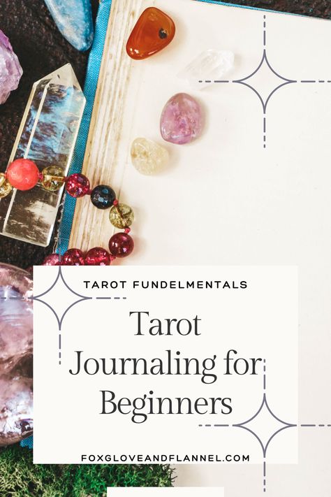 Discover the power of tarot journaling! From choosing the right journal to logging each reading, this guide has everything you need to start. Track moon phases, crystal companions, and create a personal relationship with each card. Journaling your tarot journey makes it easy to revisit your insights and see how you've grown. Dive into meaningful tarot journaling today and enrich your spiritual practice! Start here with my top tips. January Tarot Challenge, Diy Tarot Journal, Morning Tarot Spread, Tarot Journal Template, Symbolism In Tarot, Cosmic Witchcraft, Tarot Spreads Beginners, Tarot Journal Ideas, Witch Beginner