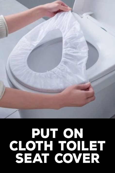 How to Put on Cloth Toilet Seat Cover Holistic Health Remedies, Diy Toilet, Health Guru, Traditional Toilets, Interior Design Guide, High Tech Gadgets, Toilet Seat Cover, Time Saving, Step By Step Guide