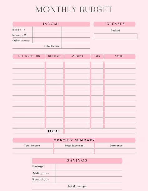 Budget Planner mentalhealthplanner #monthlyplannerprintabletemplates #todoplanner #midyeardigitalplanner. Budgets For Beginners Printables, First Time Budgeting, Zero Dollar Budget Template, Budget Binder Organization, Finance Sheet Budget Planner, Apartment Budget Template, Good Notes Templates Free Budget Planner, Monthly Budget Free Printable, Pay Check Budget Printable