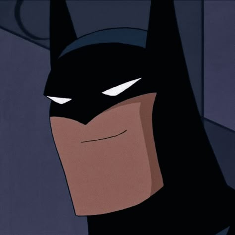 Character: Batman Tv Show: Justice League Unlimited #icon #batman #icons #cartoon #dc #justiceleague #warnerbros #dc #comics #hero #aesthetic #character Justice League Unlimited Icons, Cool Avatars Profile, Smiling Batman, Batman Smiling, Batman Icons Aesthetic, Avatar Profile Icons, Batman Justice League Unlimited, Batman Profile Picture, Anime Avatar Profile