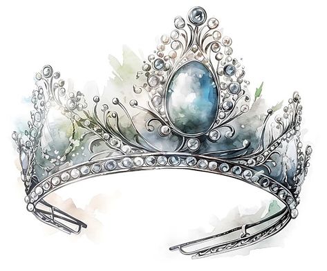 Simple Tiara Drawing, How To Draw A Tiara, Tiara Sketch, Tiara Illustration, Princess Crown Aesthetic, Princess Crown Drawing, Drawing Crown, Tiara Drawing, Cullinan Diamond