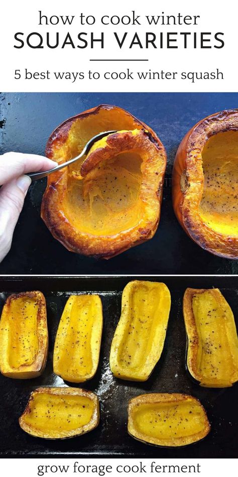 How To Bake Squash, Cook Squash In The Oven, Oven Roasted Squash Recipes, Squash Oven Baked, Cooking Squash In The Oven, Cook Squash, Cooked Squash, Squash Recipes Oven, Roasting Squash In Oven