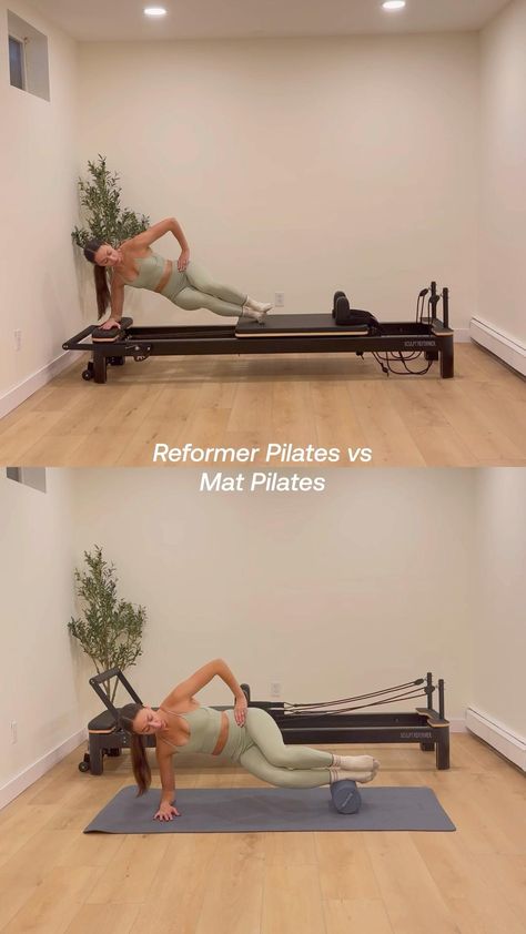 Try this Pilates workout, it’s easily adaptable for both mat Pilates at home and Reformer Pilates. Which one do you prefer? Pilates Workout In Gym, Pilates Workout With Machine, Pilates Reformer Glute Workout, Pilates Workout For Arms, Pilates Schedule Workout Plans, At Home Pilates Reformer, Pilates Body Before And After Pictures, Gym Pilates Workout, Pilates With Ball