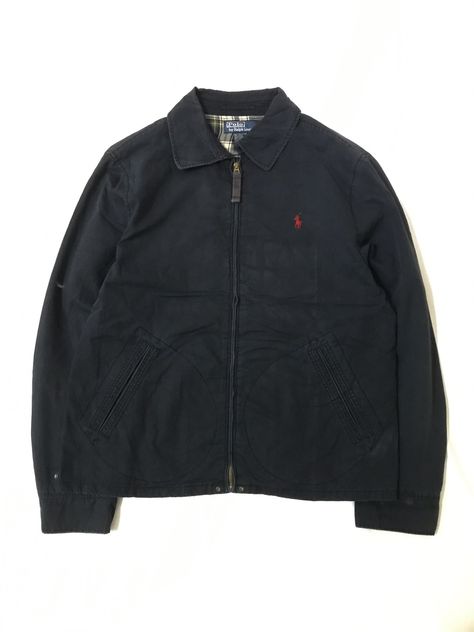 Polo Ralph Lauren POLO RALPH LAUREN Harrington Jacket | Grailed Ralph Lauren Harrington Jacket Outfit, Polo Jacket Outfits, Ralph Lauren Jackets Men, Harrington Jacket Outfit, Ralph Lauren Leather Jacket Men, Vintage Ralph Lauren Outerwear, Harrington Jacket Men, Ralph Lauren Ski Club Jacket, Ralph Lauren Harrington Jacket