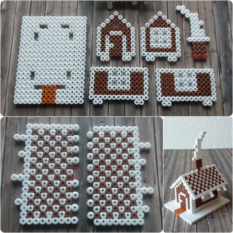 Hama Beads Christmas, Perler Beads Ideas, Christmas Perler Beads, Hamma Beads Ideas, Melty Bead Patterns, Pearl Beads Pattern, Easy Perler Beads Ideas, 3d Perler Bead, Hama Beads Design