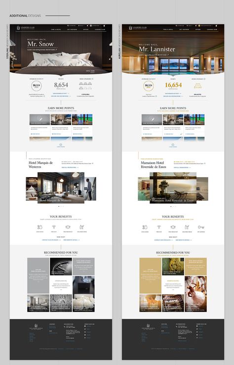 Leading Hotels of the World: Site Redesign Iconography Design, Hotel Website Design, Travel Website Design, Mises En Page Design Graphique, Website Design Inspiration Layout, Hotel Website, Webpage Design, Website Design Layout, Portfolio Web Design