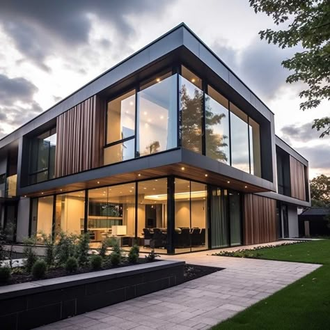 3 Trends in Exterior Timber Cladding to Watch • 333+ Art Images Industrial House Design Exterior Facades, Modern Industrial House Exterior, Modern Industrial House, Lofts Ideas, Steel Frame Building, House Exterior Remodel, Industrial House Exterior, Alpine Chic, Orangery Extension