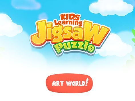 Puzzle Logo, Puzzle Games For Kids, Word Art Design, Game Logo Design, Game Title, Photoshop Tutorial Design, Kids Game, Game Ui Design, Portfolio Web Design