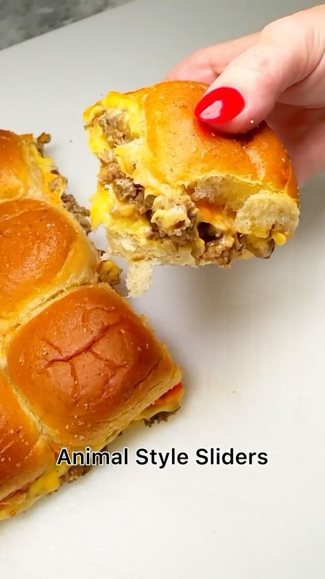 The Best Recipes And Snacks 🌯🍕 | Animal Style Sliders 🍔 Recipe from - @chefgenevieve | Instagram Slider Recipes, The Best Recipes, Animal Fashion, Best Recipes, Sliders, Good Food, Snacks, Instagram