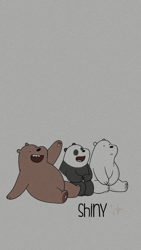 Three Bears Cartoon, Three Panda, Bare Bears Wallpaper, We Bare Bears Wallpaper, Bears Cartoon, Bears Wallpaper, Ice Bear We Bare Bears, Sunflower Iphone Wallpaper, Dragon Wallpaper Iphone