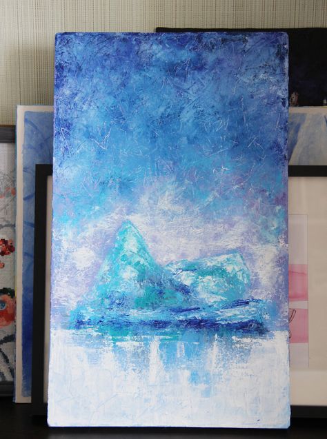 Iceberg painting Iceberg Painting, Miraculous Transformation, Art