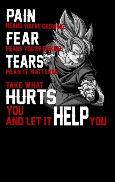 Goku Motivational Quotes, Goku Motivation, Vegeta Motivation, Dbz Quotes, Stoic Principles, Bubble Quotes, Inspirational Quotes Background, Strong Mind Quotes, Man Up Quotes