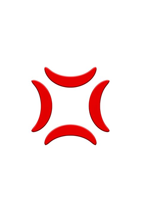 The anger symbol emoji 💢 depicts a red, stylized symbol that resembles a vein popping out of a forehead. The symbol is surrounded by a white cloud-like shape, which may represent steam or smoke emanating from the symbol. The overall effect is one of intense anger or frustration. Blue Emojis Png, Anger Emoji, Anger Symbol, Emoji Stiker, Angry Emoticon, Blue Emojis, Ios Emojis, Emojis Iphone, Emoji Copy