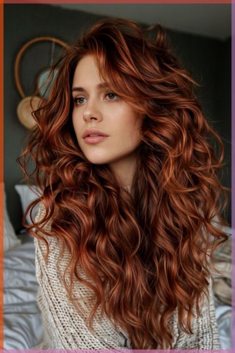 Copper Brown Hair Color, Deep Red Hair, Red Hair Trends, Amber Hair, Cinnamon Hair, Rambut Brunette, Shades Of Red Hair, Natural Red Hair, Red Curly Hair