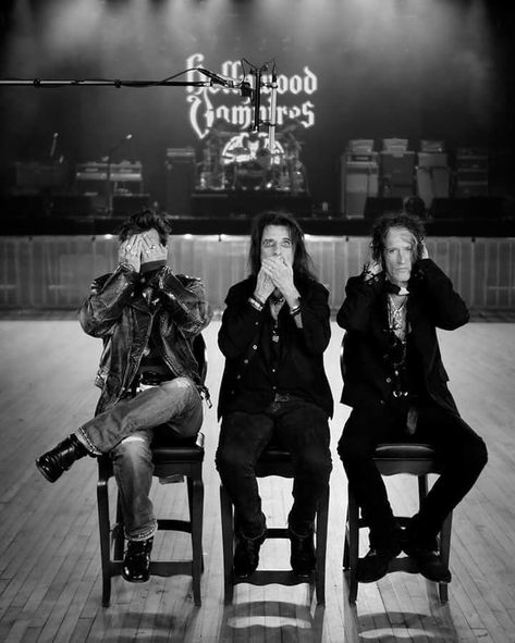 Ross Halfin, The Hollywood Vampires, Hollywood Vampires, Johnny Depp Pictures, Joe Perry, Speak No Evil, No Evil, Captain Jack Sparrow, Music Images