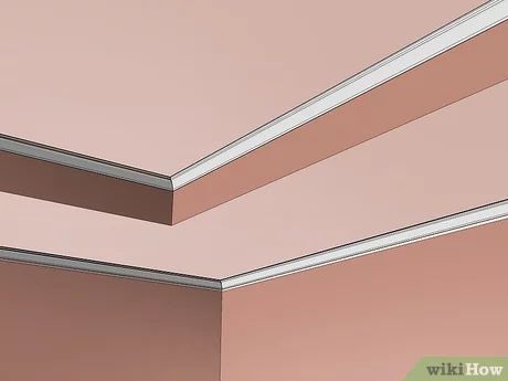 How to Paint a Tray Ceiling: 14 Steps (with Pictures) - wikiHow Fun How To Paint Tray Ceiling, Painting A Tray Ceiling, Paint Tray Ceiling, Idea Of Painting, Flat Ceiling, Paint Tray, Tray Ceiling, Painted Ceiling, Make It Happen