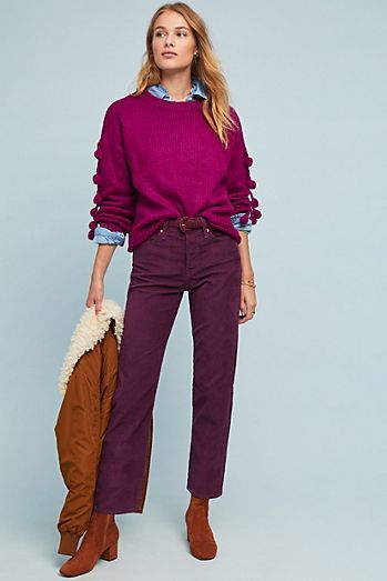 Levi's Wedgie Ultra High-Rise Corduroy Straight Jeans Corduroy Jeans Outfit, Corduroy Outfits, 2024 Clothes, Coloured Denim, Future Wardrobe, Sorority Recruitment, Fashion 2024, Button Fly Jeans, Floral Pants