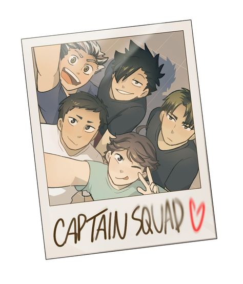 Cool Doodles To Draw, Haikyuu Graduation Cap, Drawing Haikyuu Characters, All Haikyuu Characters In One Picture, Haikyuu Journal Ideas, Haikyuu Illustration, Haikyuu Cute Fanart, Captain Squad Haikyuu, Kuroo And Bokuto