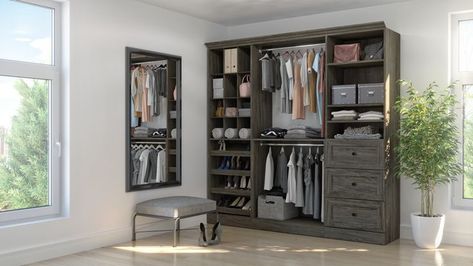 Closet organizing systems