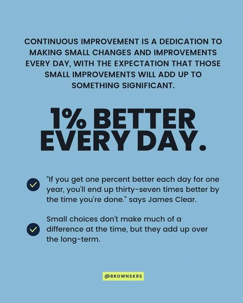 BETTER. James Clear, in his book “Atomic Habits,” emphasizes the transformative power of tiny gains. Imagine improving by just 1% every day. It might seem insignificant, but over a year, these small improvements compound, leading to extraordinary results. This concept underscores that massive success isn’t about radical changes, but about small, consistent actions. Whether you’re an athlete, student, or professional, focusing on tiny gains can lead to remarkable long-term growth. Embrace th... James Clear, Atomic Habits, Performance Training, Radical Change, Small Steps, First Year, Atom, Get One, A Year