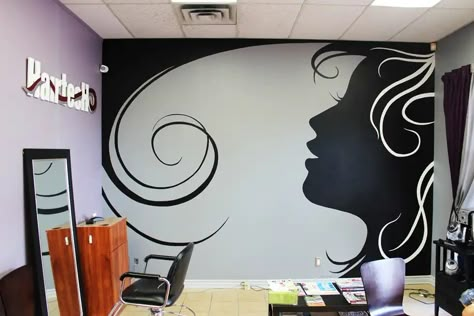 Room Wall Drawing, Asian Paints Wall Designs, Hair Saloon, Wall Painting Living Room, Mural Art Design, Living Room Murals, 3d Wall Painting, House Wall Design, Diy Wall Painting